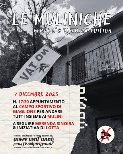 Merenda sinoira e iniziativa di lotta