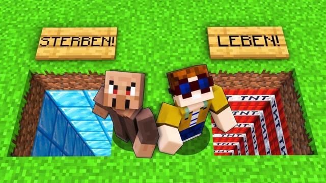 PAT WÄHLT das RICHTIGE LOCH in Minecraft!