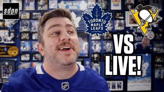 Toronto Maple Leafs vs Pittsburgh Penguins LIVE w/ Steve Dangle