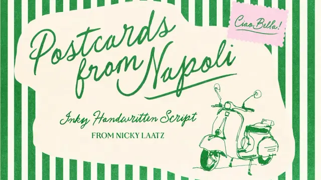 Postcards from Napoli Font Family by Nicky Laatz