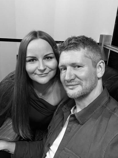 A couple on a night out