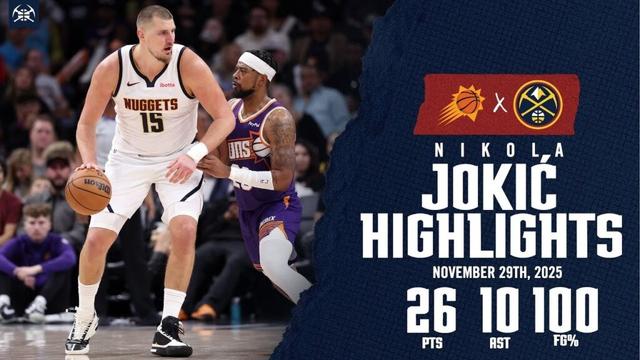 Nikola Jokić Shot 100% From The Field | Highlights vs. PHX