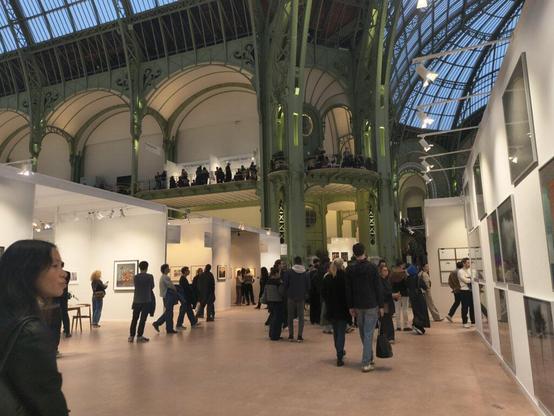 Paris Photo 2025 venue at the Grand Palais, Paris, France. Photographed by Stanley Moss.