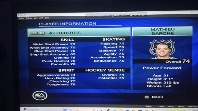 Found our GM while playing NHL '09