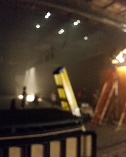 Behind the scenes photo