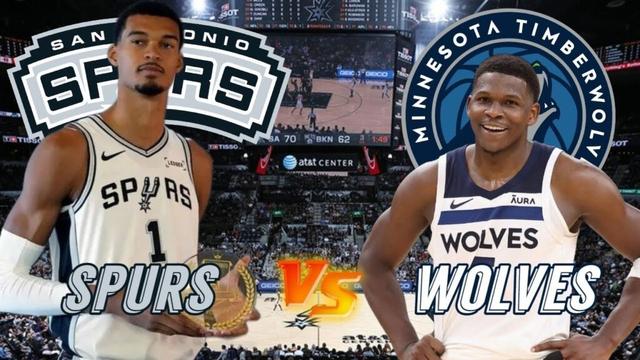 San Antonio Spurs vs Minnesota Timberwolves Live Play by Play & Scoreboard