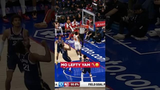 That’s how you crash the boards! #mogueye #nba #hawks #dunk