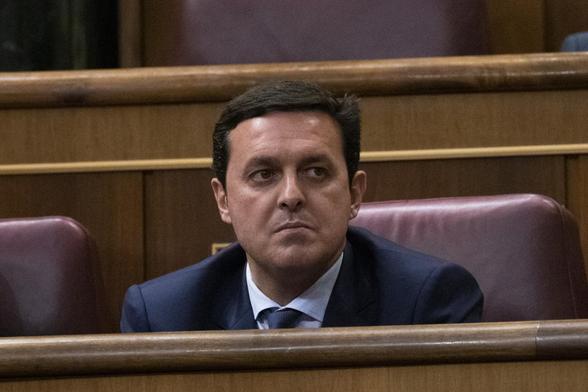 Imagen de archivo de Javier Aureliano García, expresidente de la Diputación de Almería y exlíder provincial del Partido Popular, en 2019. (Pablo Blázquez Domínguez / Getty Images)