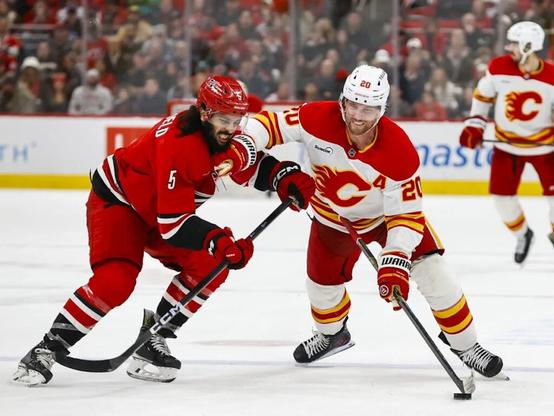 Three takeaways as Flames fall to Hurricanes in OT, wrap up a month marked by progress