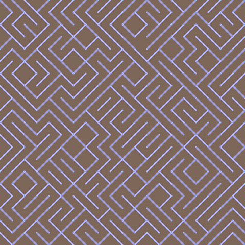 a random maze like pattern made up of forward and backward slashes