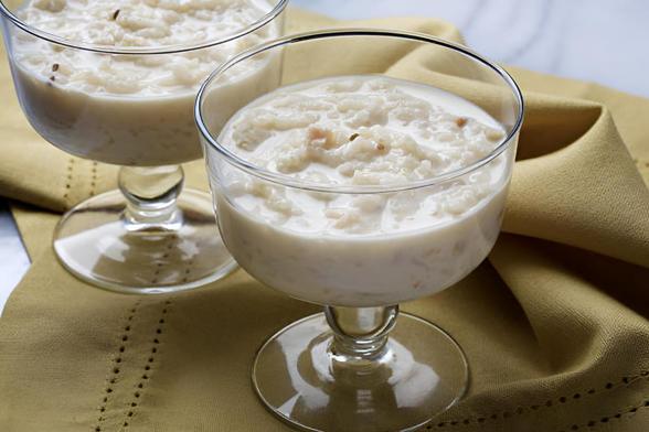 Una copa de un cremoso arroz con leche y canela (Getty Images)