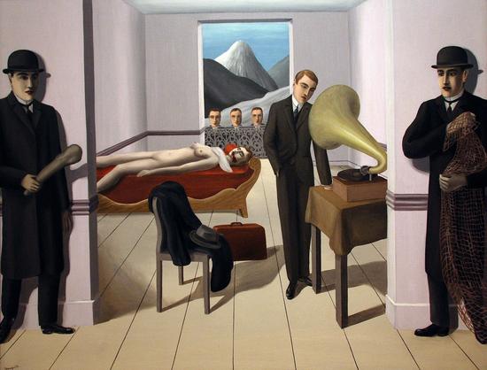 René Magritte, "The menaced assassin", 1927 #belgianart #surrealism

https://en.wikipedia.org/wiki/The_Menaced_Assassin

https://bsky.app/profile/art.feediverse.org/post/3m6kgp6ymr32l