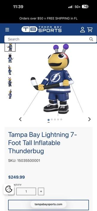 Anyone have the 7’ inflatable Thunderbug?
