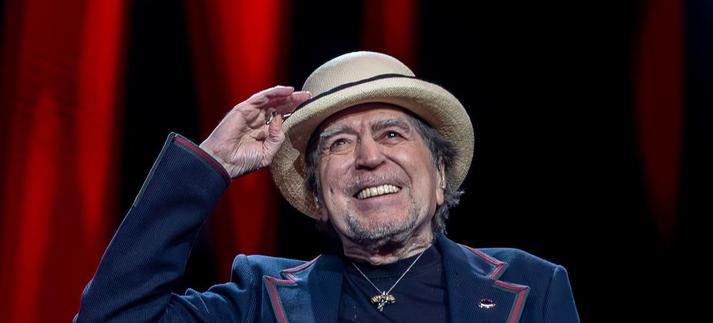 Joaquín Sabina, en su concierto de despedida en el Movistar Arena de Madrid el 30 de noviembre de 2025. / Europa Press News