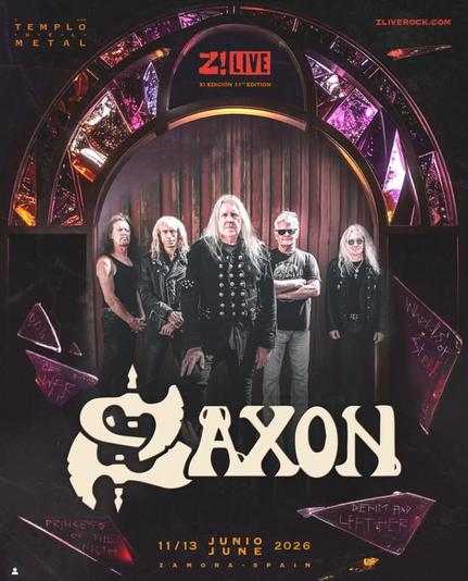 Una banda que marcó el inicio del #heavy #metal moderno tocará en el Z! Live 2026. SAXON referencia esencial #NWOBHM, se incorpora al Templo del Metal
@zliveoficial.bsky.social #Metalsky #Rock #HardRock #HM #HeavyMetal #Gigs #Tours #Fest #LaFactoríadelRitmo #Press
https://www.instagram.com/p/DRuuwoRjI4e