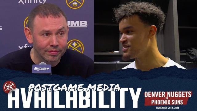 ALL Denver Nuggets Postgame Media vs. PHX🎙️