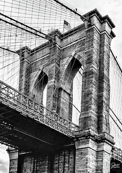 Brooklyn Bridge BW