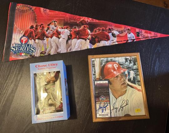 $12 dollar haul at Salvation Army, not a bad post season find for my office!