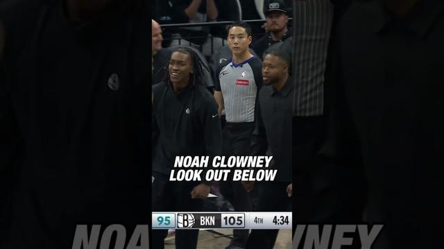 CAUGHT A BODY!!! π€ #nba #dunk #basketball