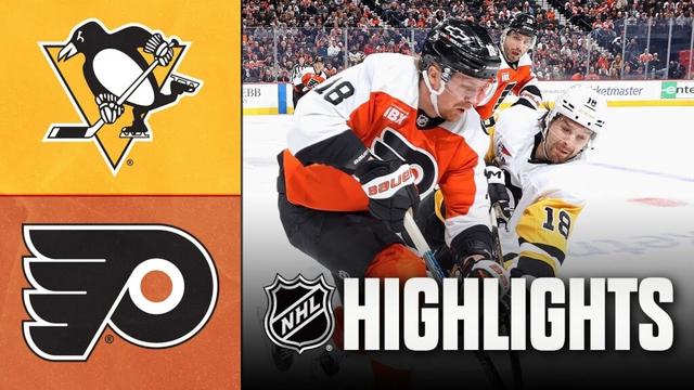 Penguins vs. Flyers | NHL Highlights | December 01, 2025