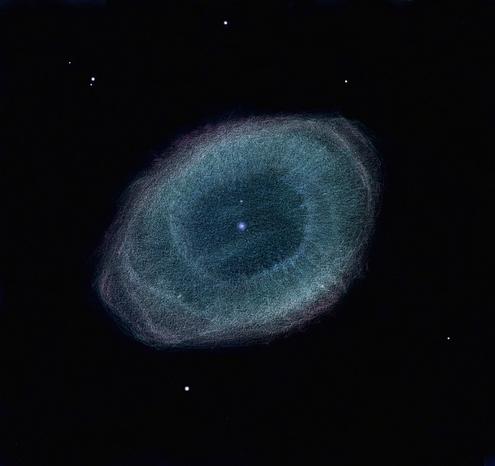 Ring Nebula Drawn