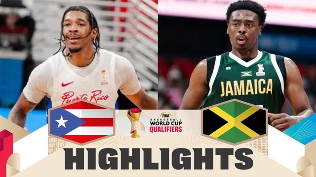 Puerto Rico 🇵🇷 v Jamaica 🇯🇲 | Highlights | FIBA Basketball World Cup 2027 Americas Qualifiers