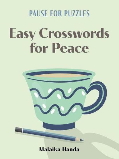 Cover of Malaika Handa's new book Easy Crosswords for Peace