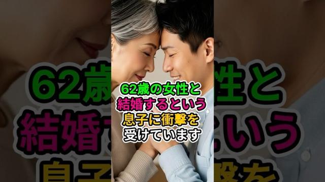 【衝撃】30代息子が62歳女性と結婚宣言...母である私と同世代の彼女に言葉を失いました