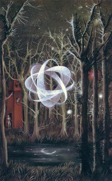 Moon Reflection / Reflejo Lunar (1957) by Remedios Varo (1908 - 1963)