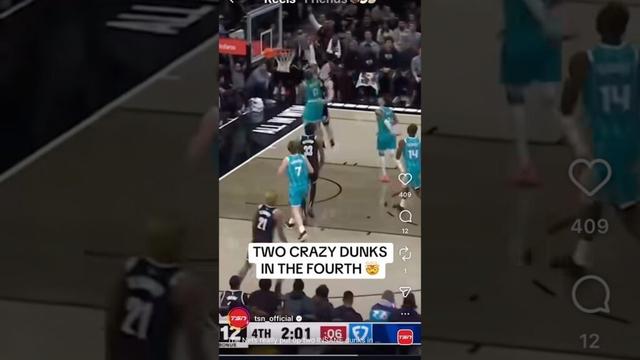 The Brooklyn Nets ￼with 2 POSTER DUNKS! #nba