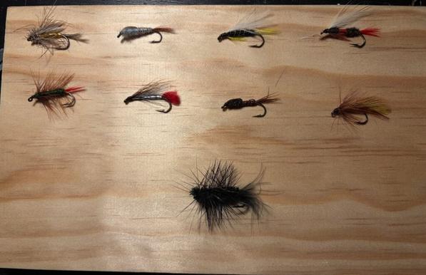 Haven't yet fly fished (getting my first setup soon), but found a fly box @ a thrift store with these in it. Any identification, information, advice is super super appreciated i can't wait to start!