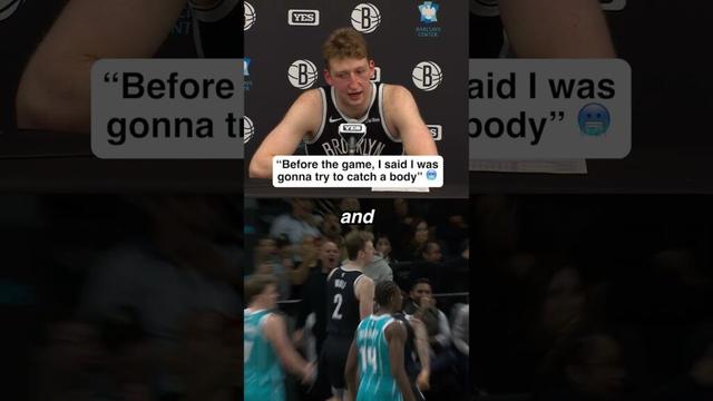 Danny Wolf called it too π #nba #dunk #brooklynnets