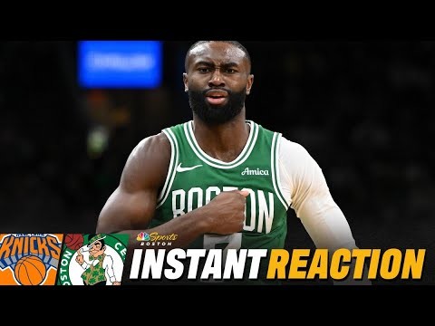 INSTANT REACTION: Jaylen Brown, Jordan Walsh IMPRESS in Celtics' big win over Knicks