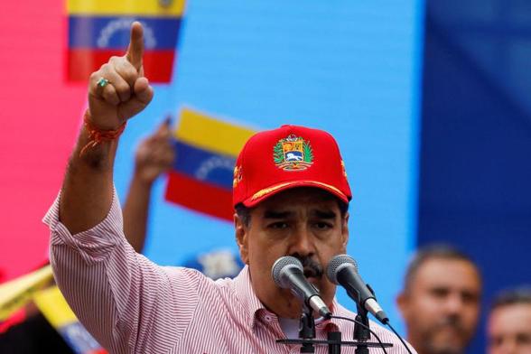 El presidente de la República Bolivariana de Venezuela, Nicolás Maduro, en el acto realizado en el Palacio de Miraflores (Caracas). (REUTERS/Leonardo Fernandez Viloria)