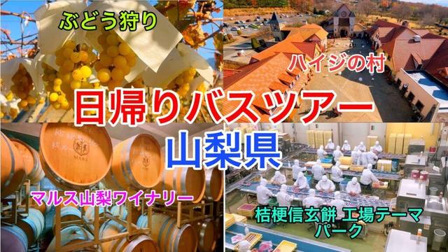 横浜発日帰りバスツアー in 山梨／One-day bus tour in Yamanashi