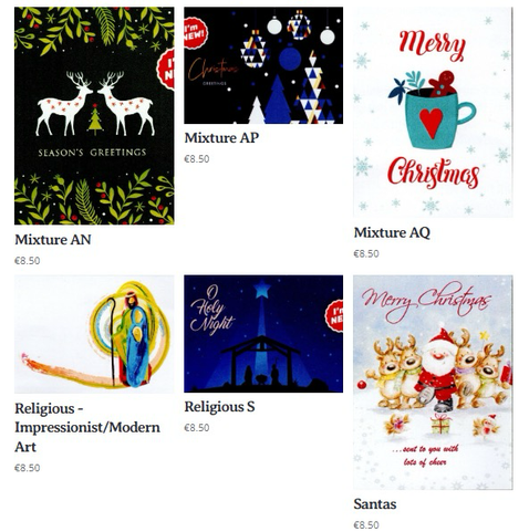 6 Christmas card images