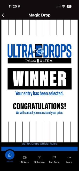 It is possible to win the Monday Ultra drops