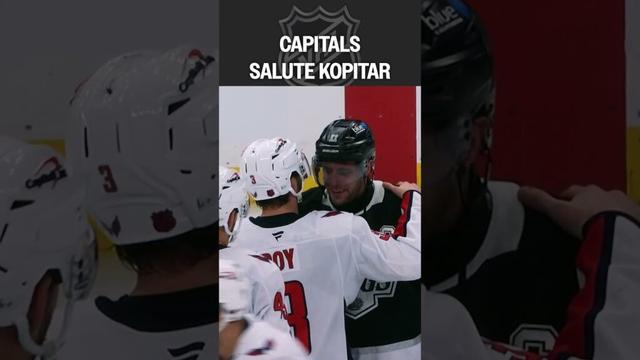 Ovi & the Caps salute Kopitar 👑🫡🦅