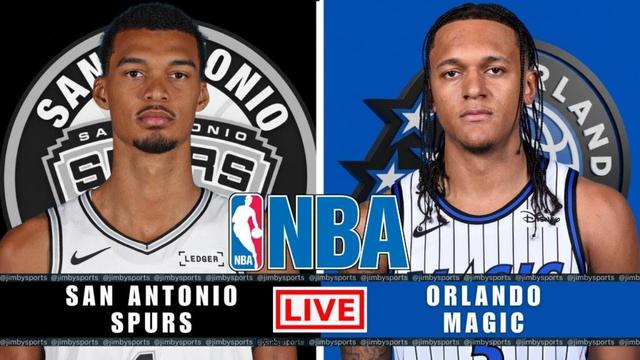 San Antonio Spurs vs Orlando Magic | NBA Live Today | Play-By-Play Scoreboard 2025