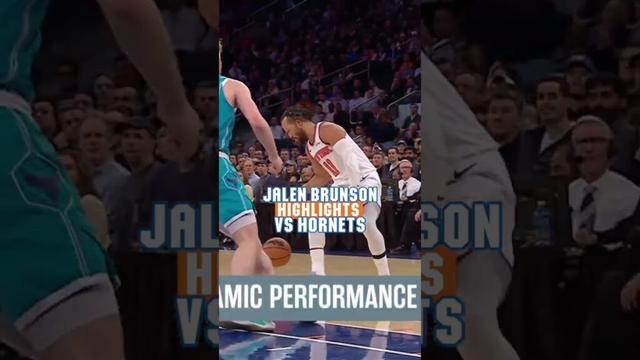 BRUNSON BURNER 🔥 #nba #nyknicks #jalenbrunson #highlights