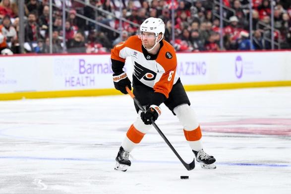 Flyers’ Cam York leaves game against Sabres with injury