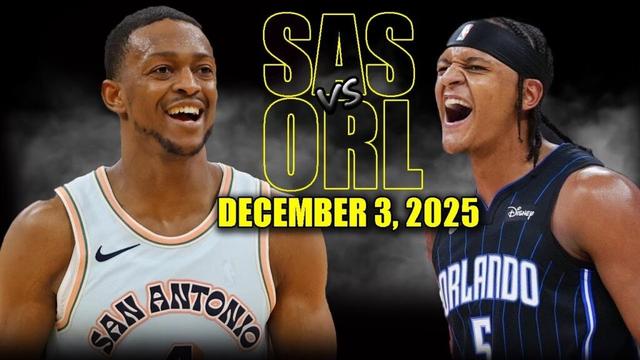San Antonio Spurs vs Orlando Magic Full Game Highlights - December 3, 2025 | NBA Season