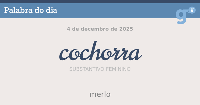 Miniatura da web coa palabra cochorra