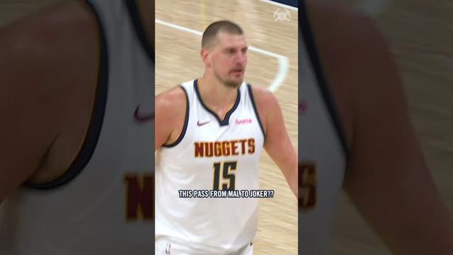 WILD 😳 #nba #basketball #denvernuggets #nikolajokic