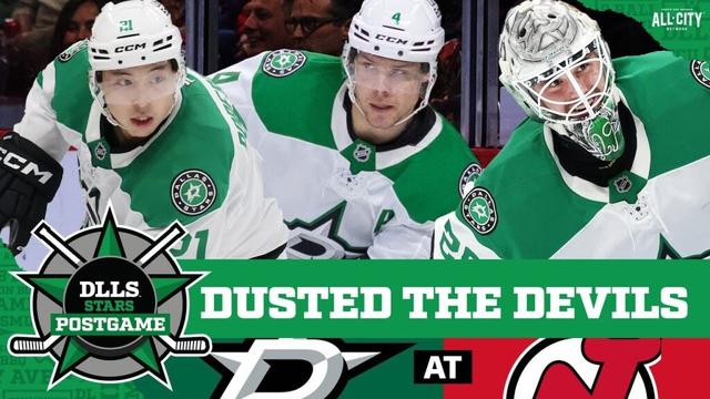Jake Oettinger Perfect As Dallas Stars Shutout Out New Jersey Devils | DLLS STARS POSTGAME