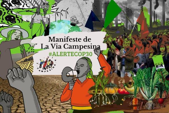 🌍🔥#COP30 #AlerteCOP30
Manifeste de #LaViaCampesina :
Terre et droits pour celles et ceux qui refroidissent la planète!
1. Racines de la crise
2. Nos revendications
3. Nos solutions
👉 https://viacampesina.org/fr/terre-et-droits-pour-celleux-qui-refroidissent-la-planete-le-manifeste-de-la-via-campesina-pour-la-cop30

#AgroécologiePaysanne #SouverainetéAlimentaire #DroitsPaysans #UNDROP