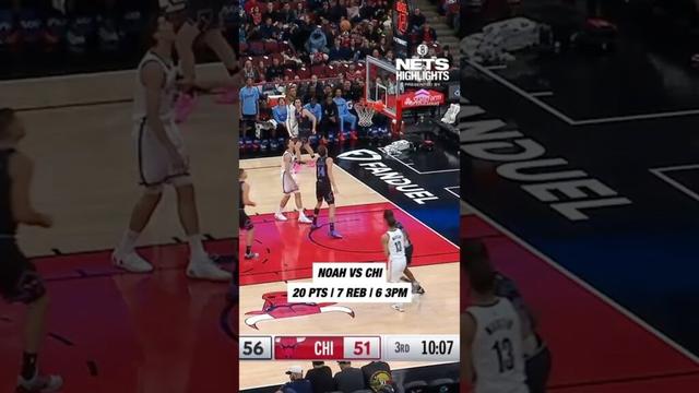 Noah Clowney stays hot ♨️ #nba #brooklynnets #highlights