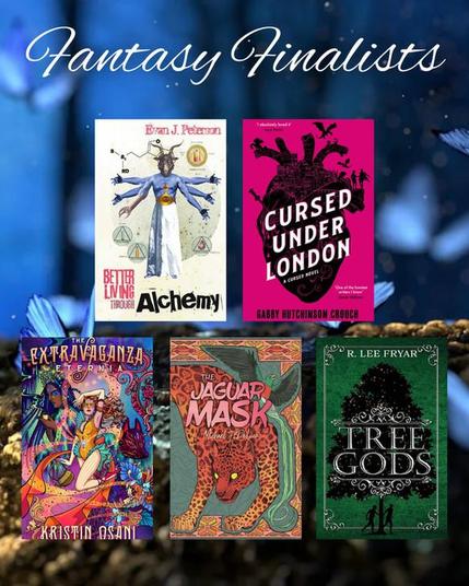 Small Spec Book Award Fantasy Finalists announcement. Michael J. DeLuca's THE JAGUAR MASK is a finalist in the fantasy category.