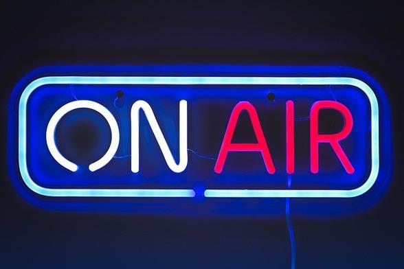 on air sign
pixabay
no image creds needed