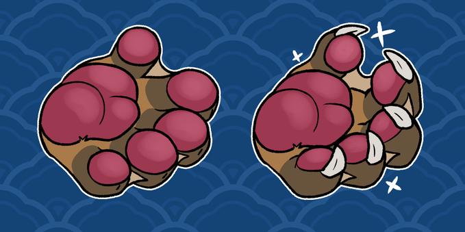 I present my handpaws